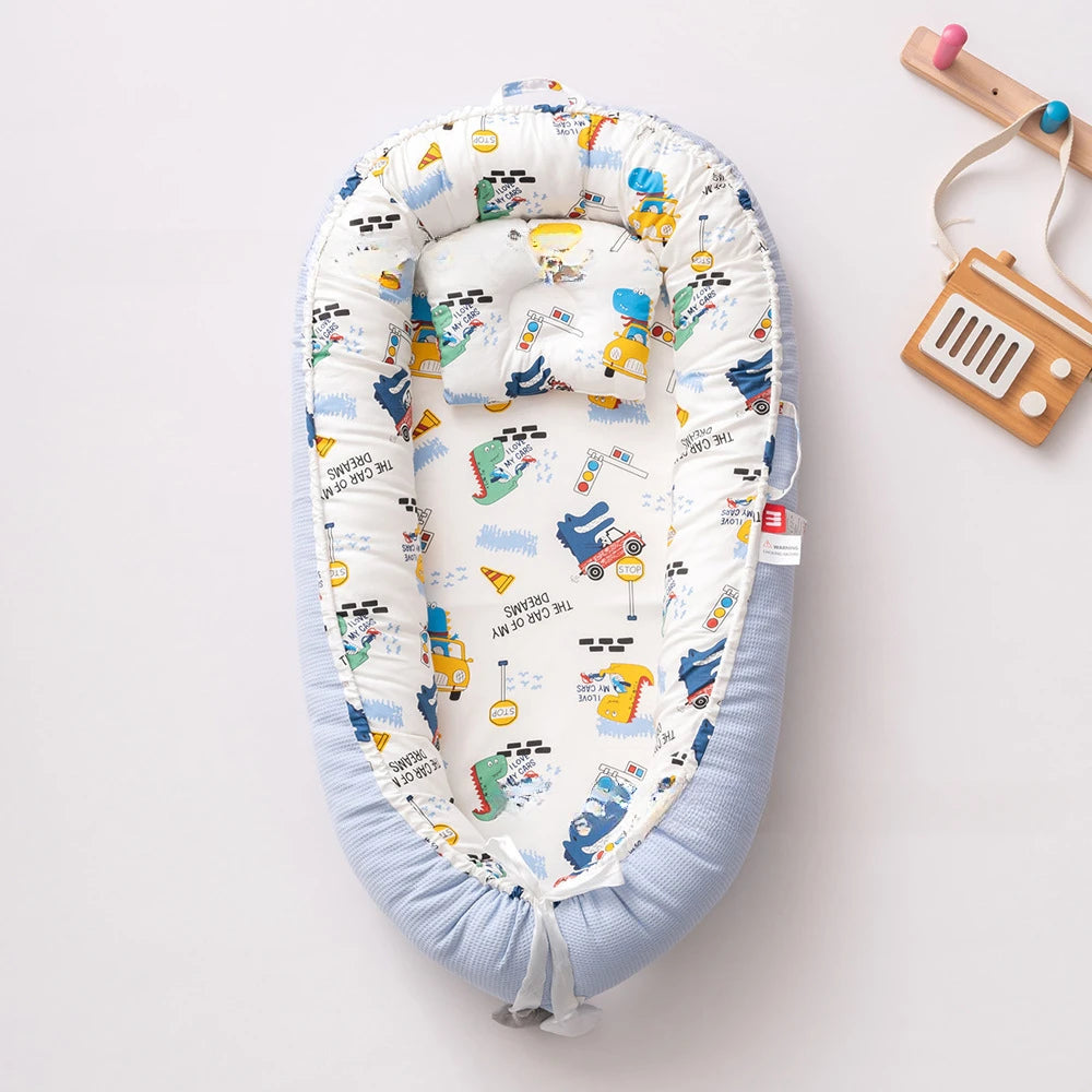 bebe reducteur de lit dessin anime bleu