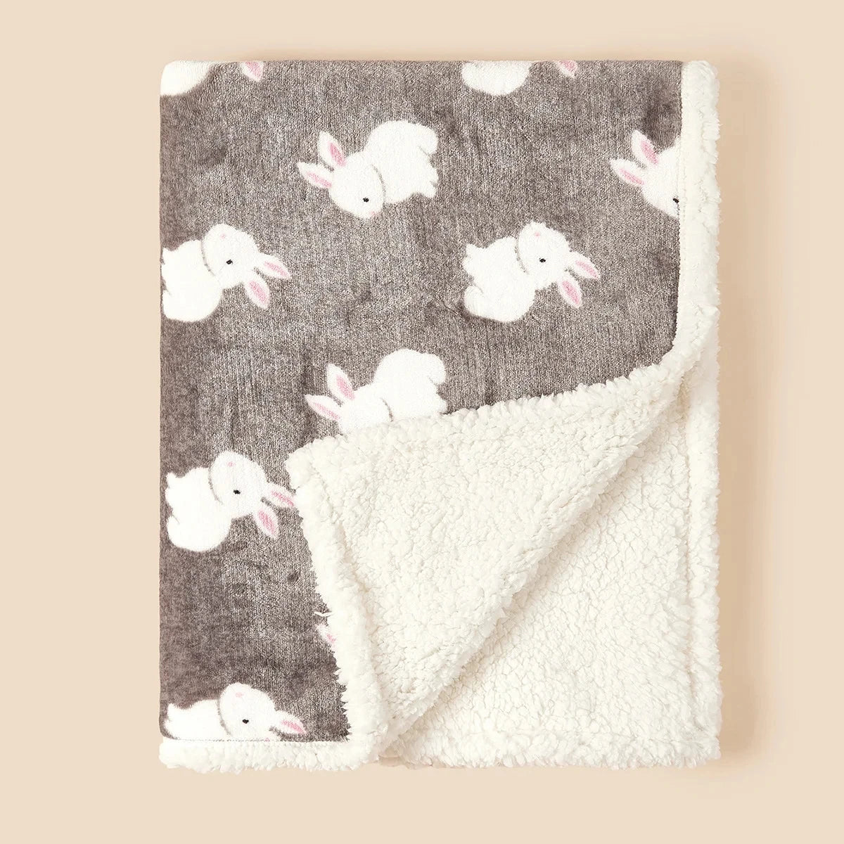 couverture bébé polaire lapin
