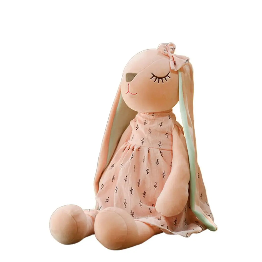 peluche lapin rose