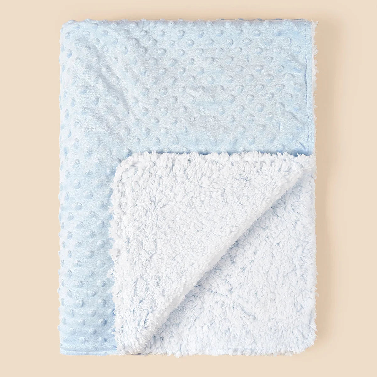 Couverture pour Berceau Basic 75x100cm bleu clair