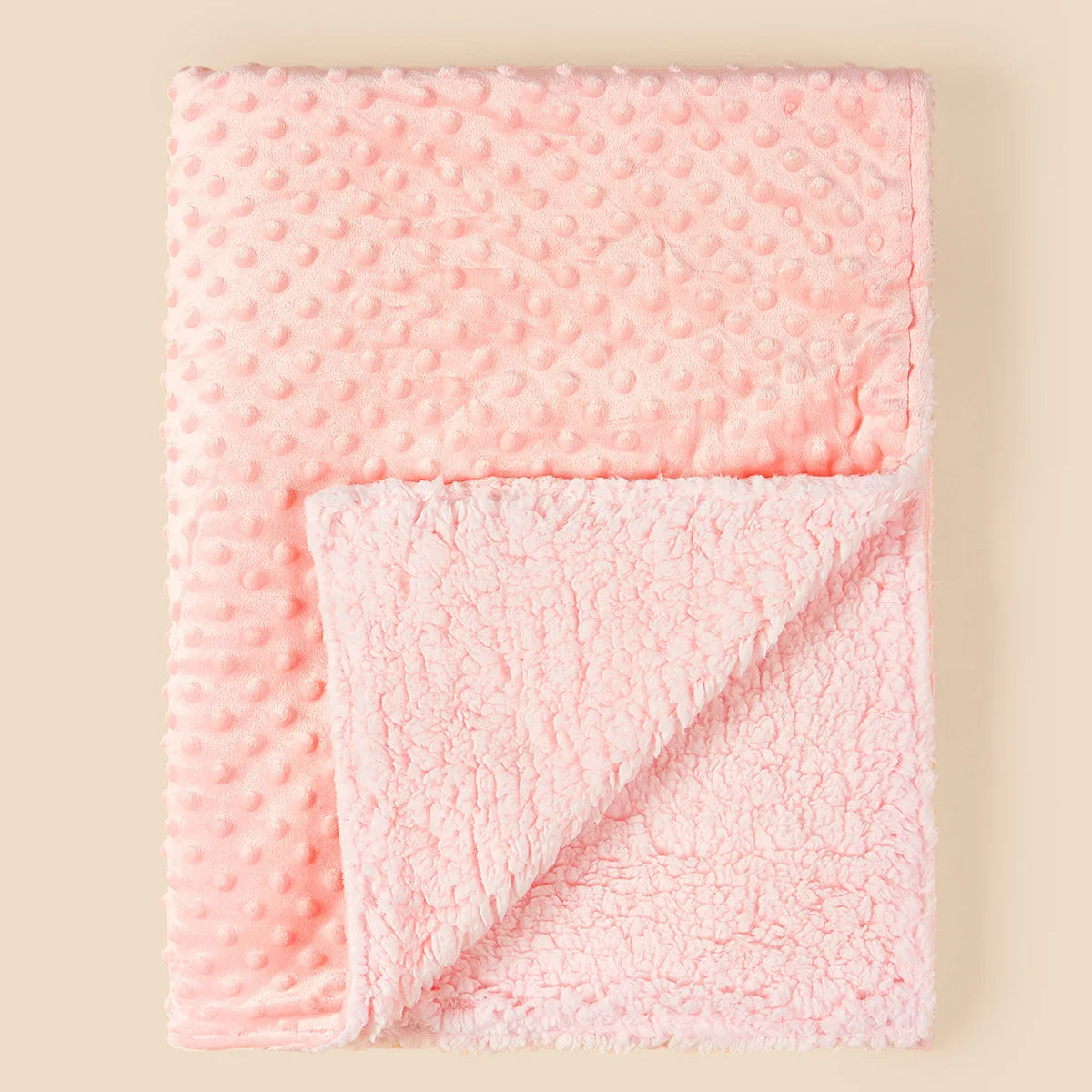 Couverture pour Berceau Basic 75x100cm rose