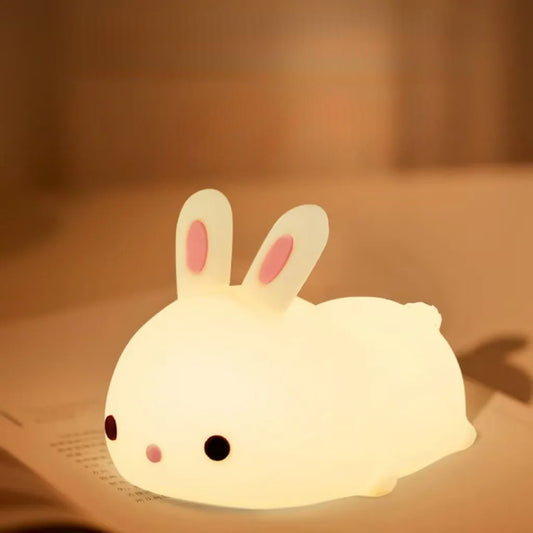 Veilleuse Lapin | LED tactile Rechargeable