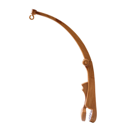 Boîte à musique rotative pour nouveau-nés, berceau pour bébé de 0 à 12 mois, hochet suspendu couleur bois, jouets musicaux apaisants, cadeau pour bébé