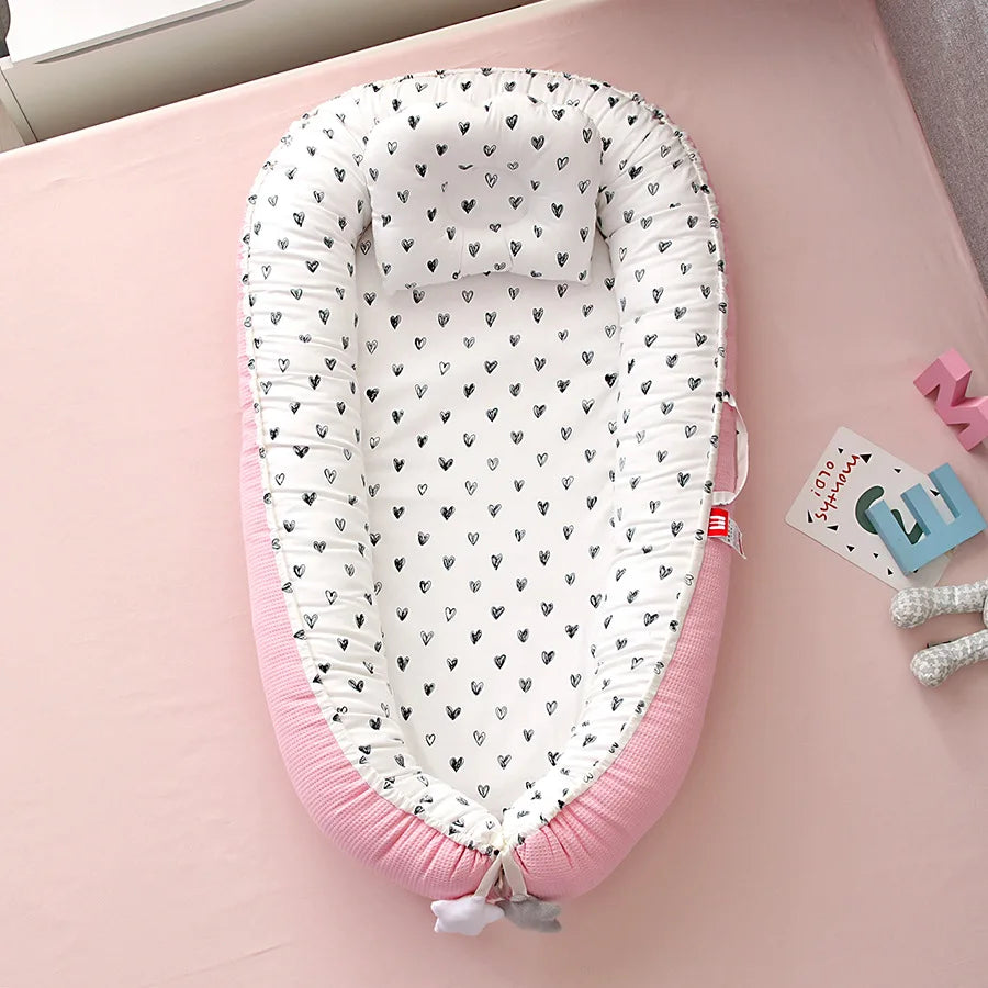 Réducteur de lit bébé | Coton Respirant