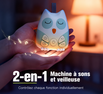 veilleuse machine bruit blanc bébé chaleureuse