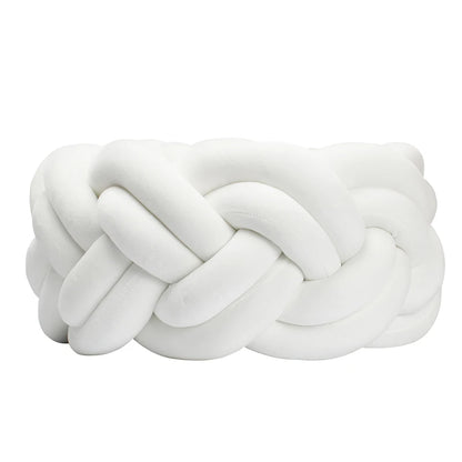 barriere de lit tresse plier rond blanc