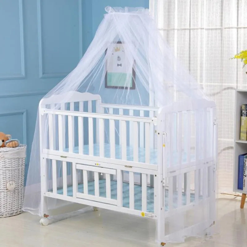 ciel de lit bebe moustiquaire blanc