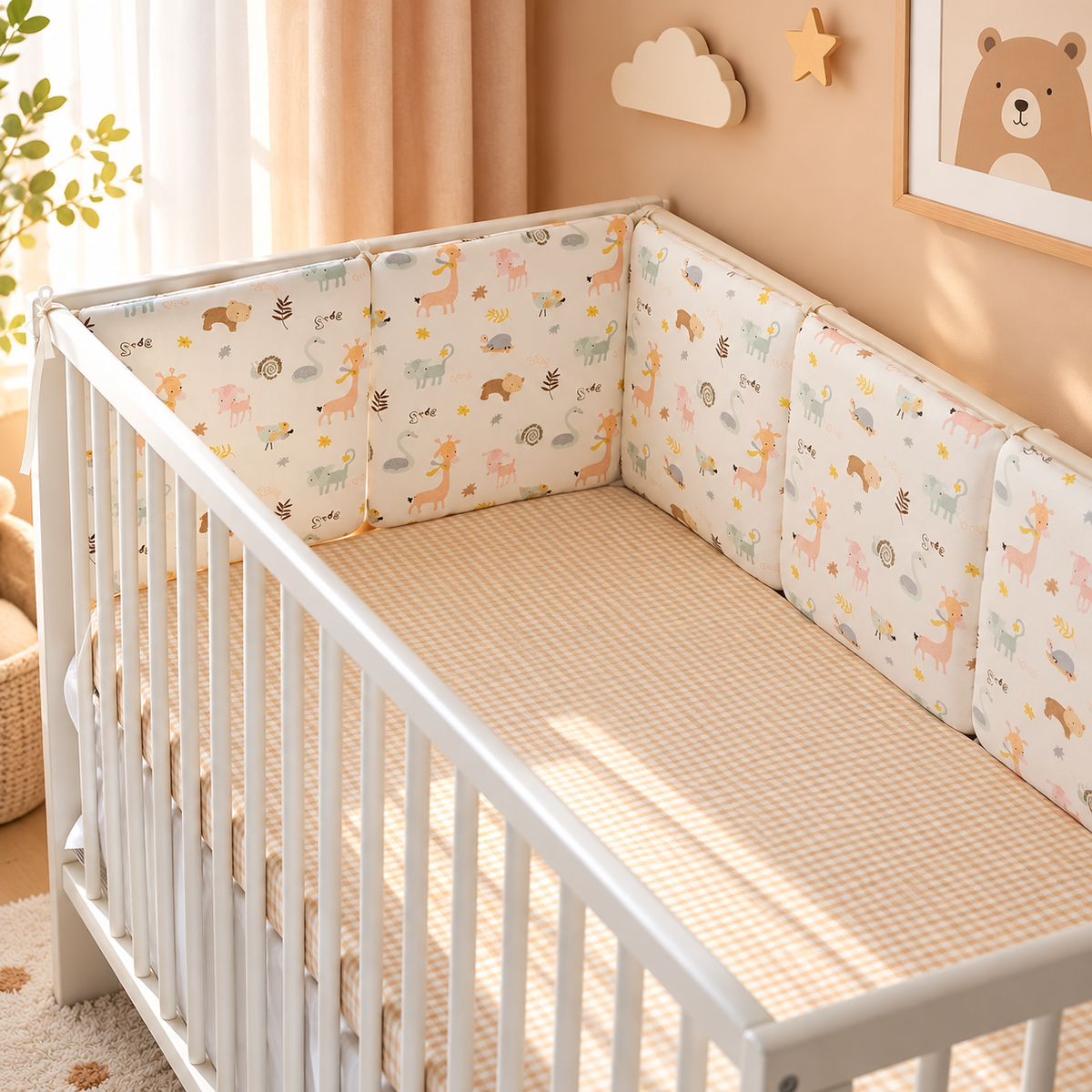 contour de lit bébé parc animalier
