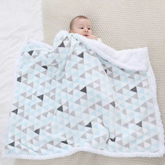 Couverture bébé bleu clair