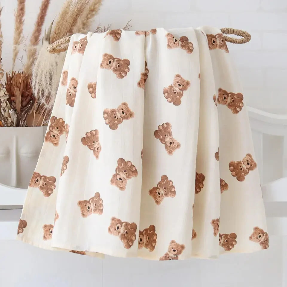 couverture en bambou ours