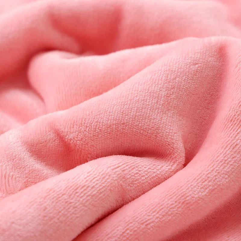 couverture naissance bébé rose