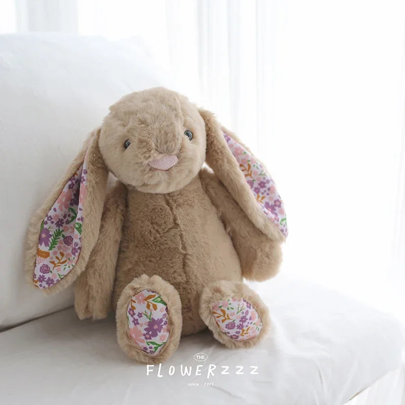 doudou lapin brun