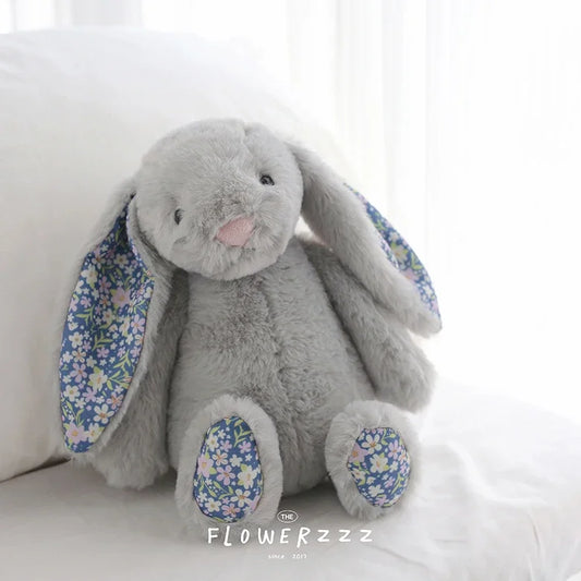  doudou lapin gris 