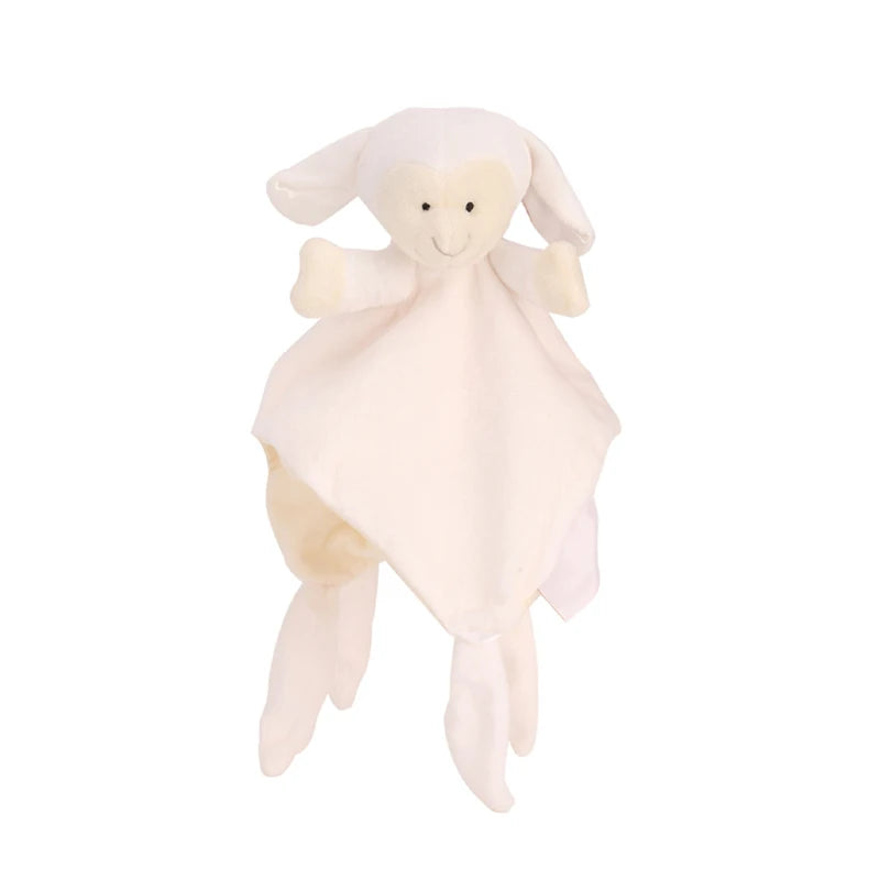 doudou pour bébé fille agneau couleur ivoire
