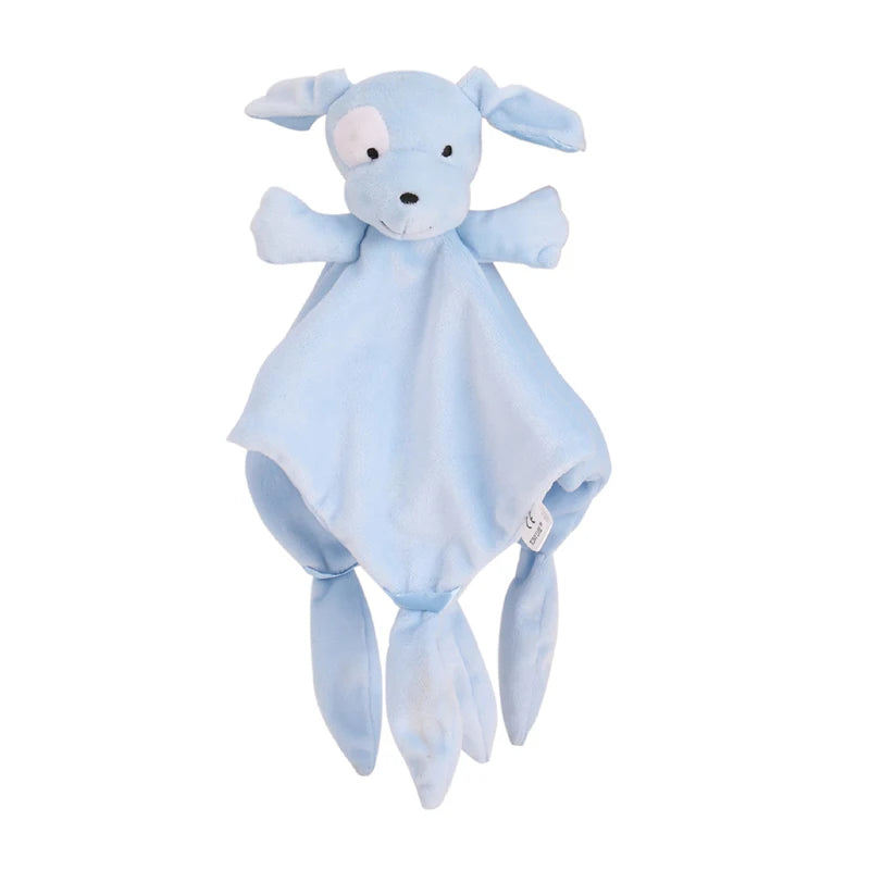 doudou pour bébé garçon chien bleu clair