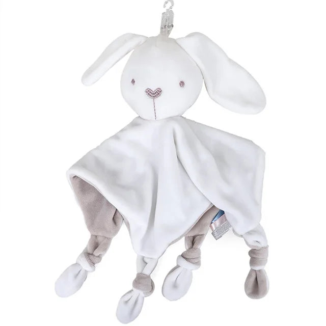 doudou pour bébé garçon lapin gris blanc