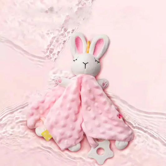 doudou pour bebe lapin rose