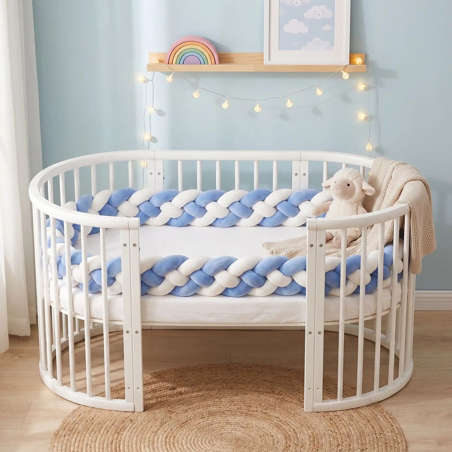 Tresse Contour de Lit | Bébé Sécurité