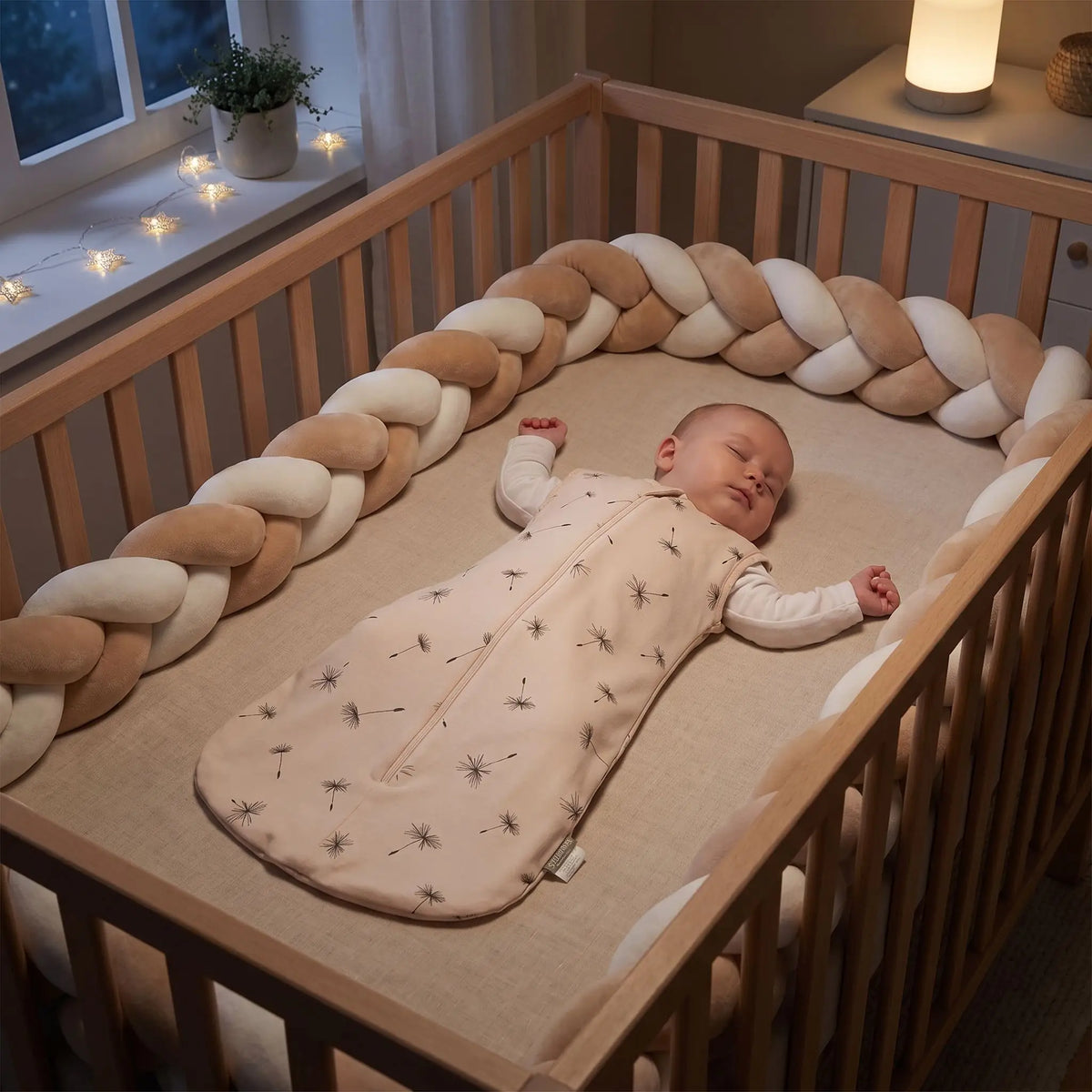  gigoteuse bébé été pissenlit bébé dort sereinement