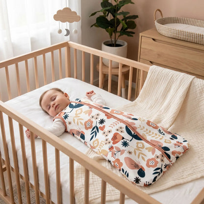 gigoteuse bebe fille sur bébé dort paisiblement