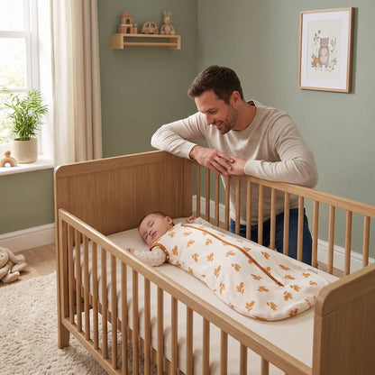gigoteuse été bébé pap veille son bébé