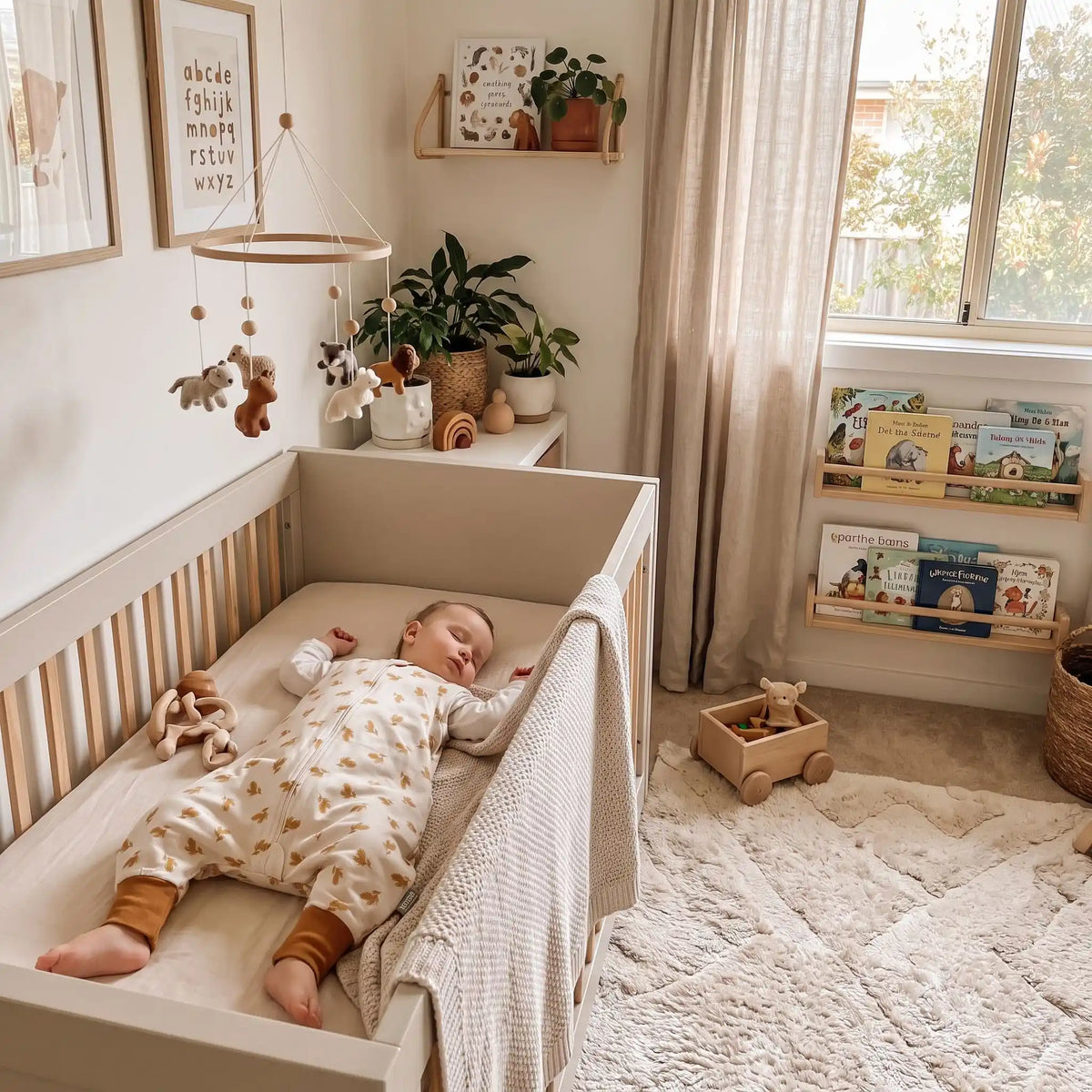gigoteuse été épi de blé sur bébé dormir