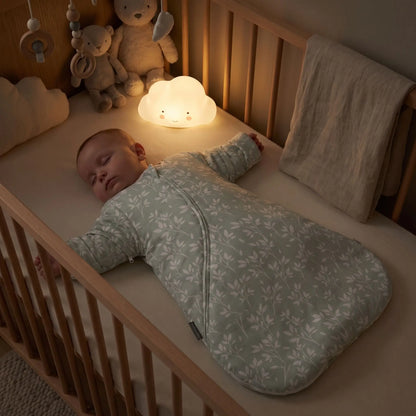 gigoteuse hiver bébé herbes sur bébé dort paisiblement