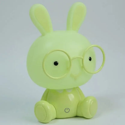 lapin veilleuse vert