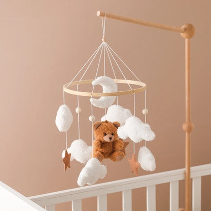 Mobile Pour Bébé | En Bois Ours Brun