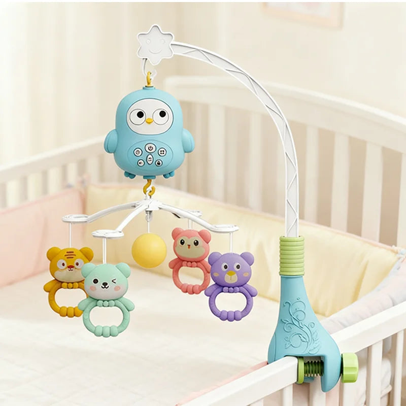 mobile musical bébé oiseau bleu