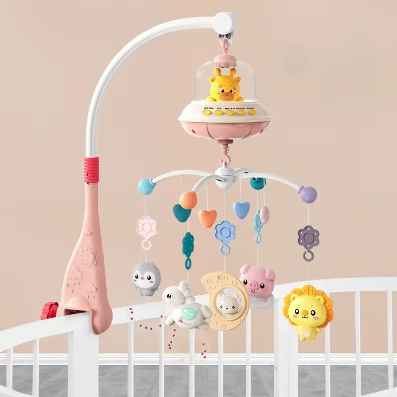 mobile musical pour bebe multicolore