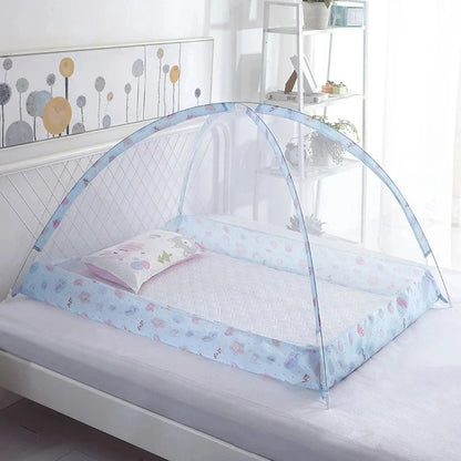 moustiquaire pour lit bébé bleu