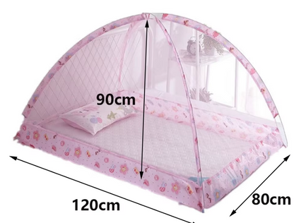 moustiquaire pour lit bébé sur mesure rose