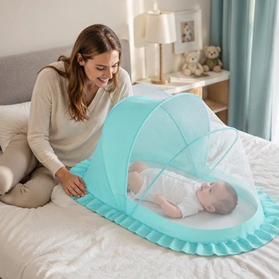 Moustiquaires-lit-bebe-protection-pour-bebe