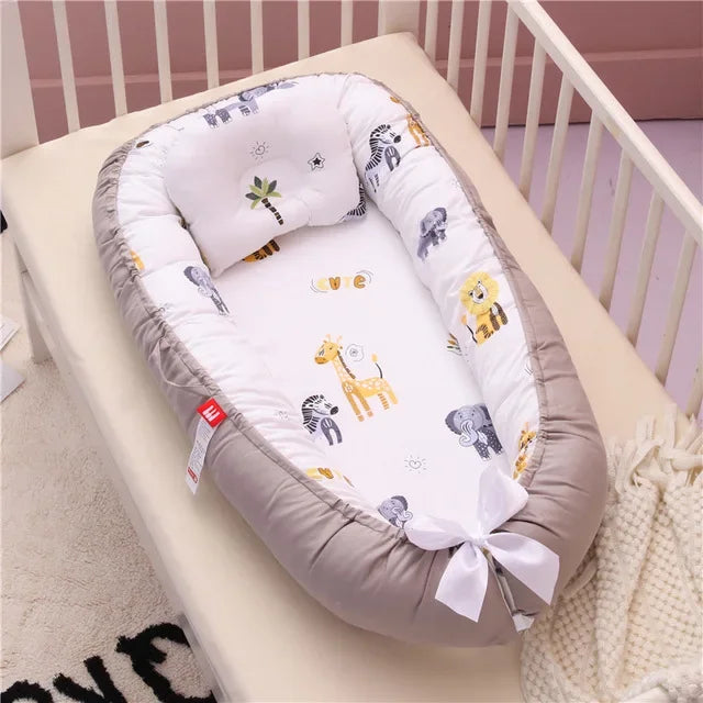 reducteur de lit marron animaux