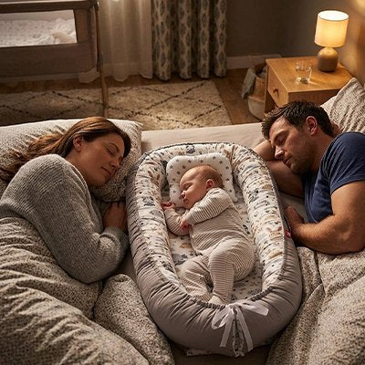 Reducteur de lit pour bébé dort paisiblement bébé