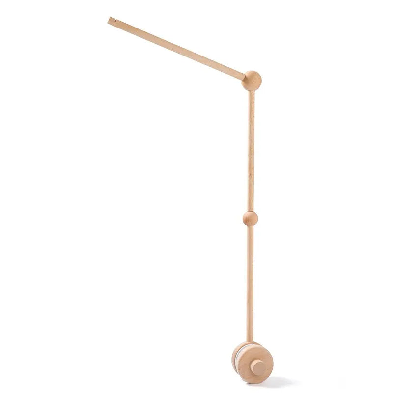  support mobile en bois naturel beige