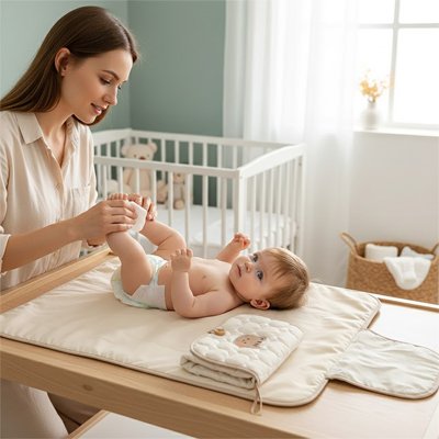 Tapis à langer nomade bébé allonger