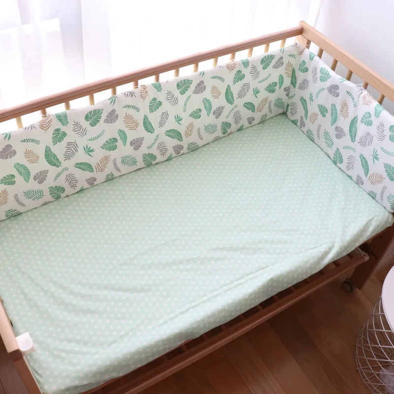 tour de lit bebe feuille