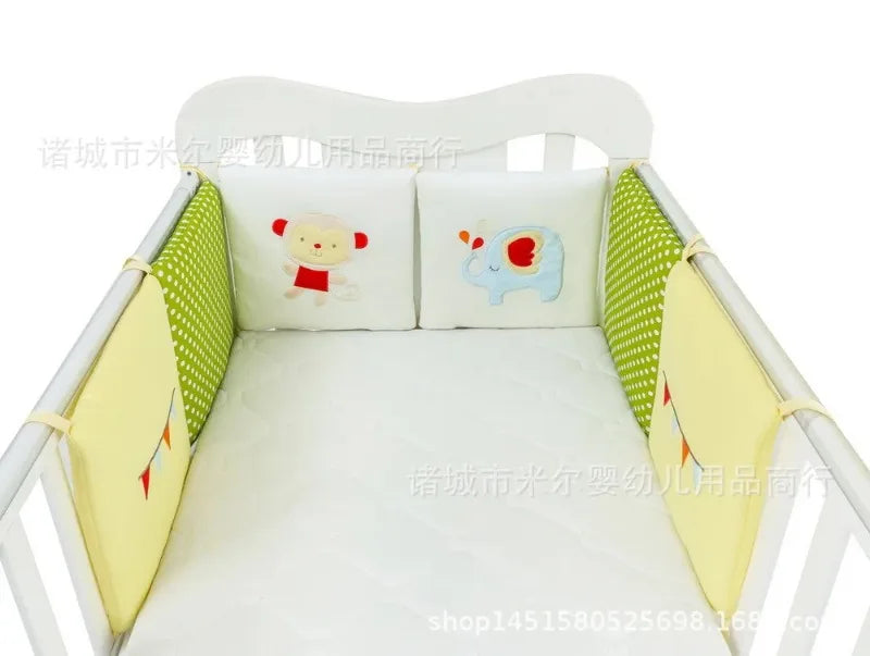 tour de lit bebe Singe et Elephant