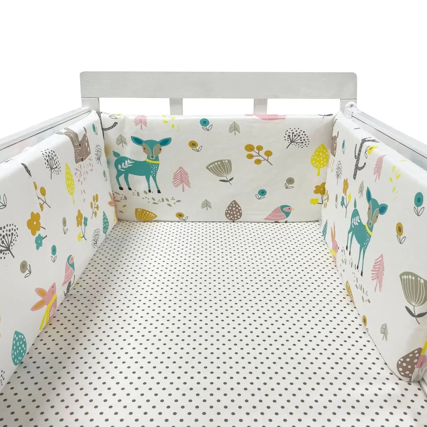 tour de lit bébé animaux cerf