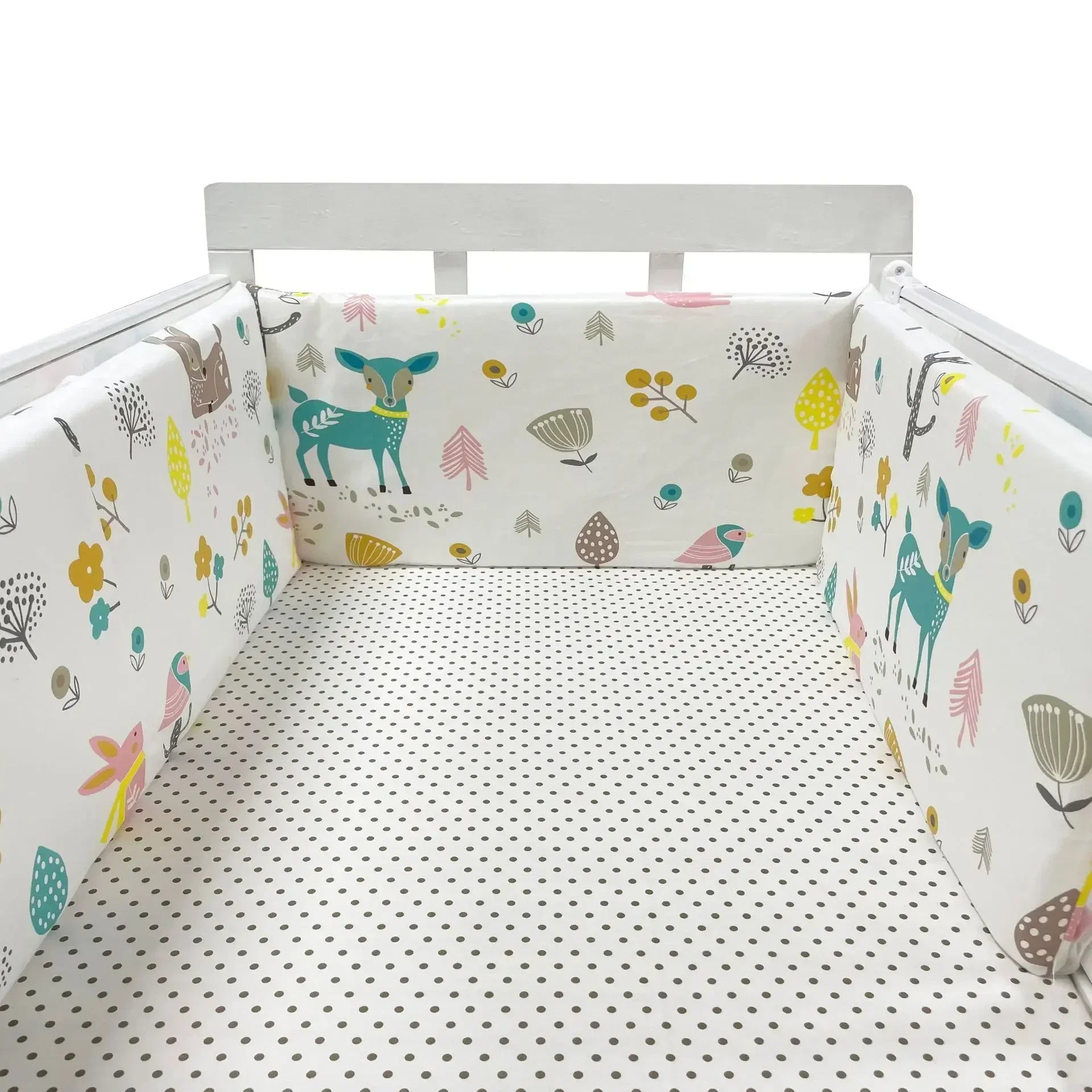 tour de lit bébé animaux cerf