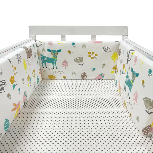 tour de lit bébé animaux cerf