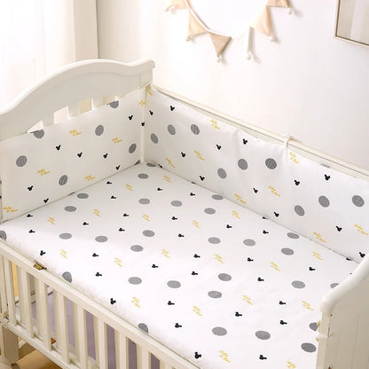tour de lit bébé fille et bébé garçon imprimé
