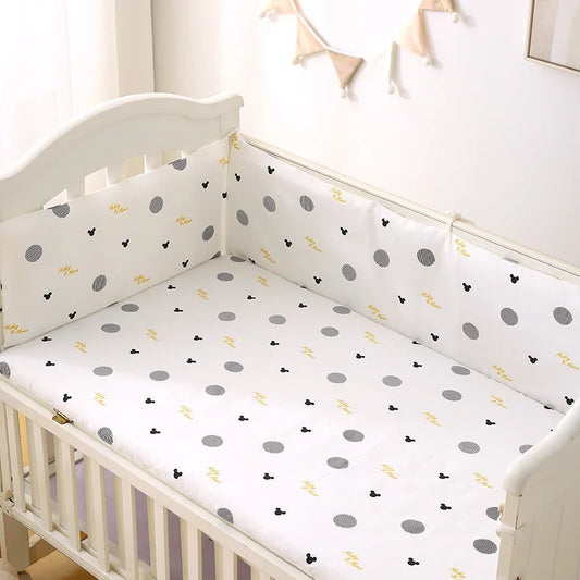 tour de lit bébé fille et bébé garçon imprimé