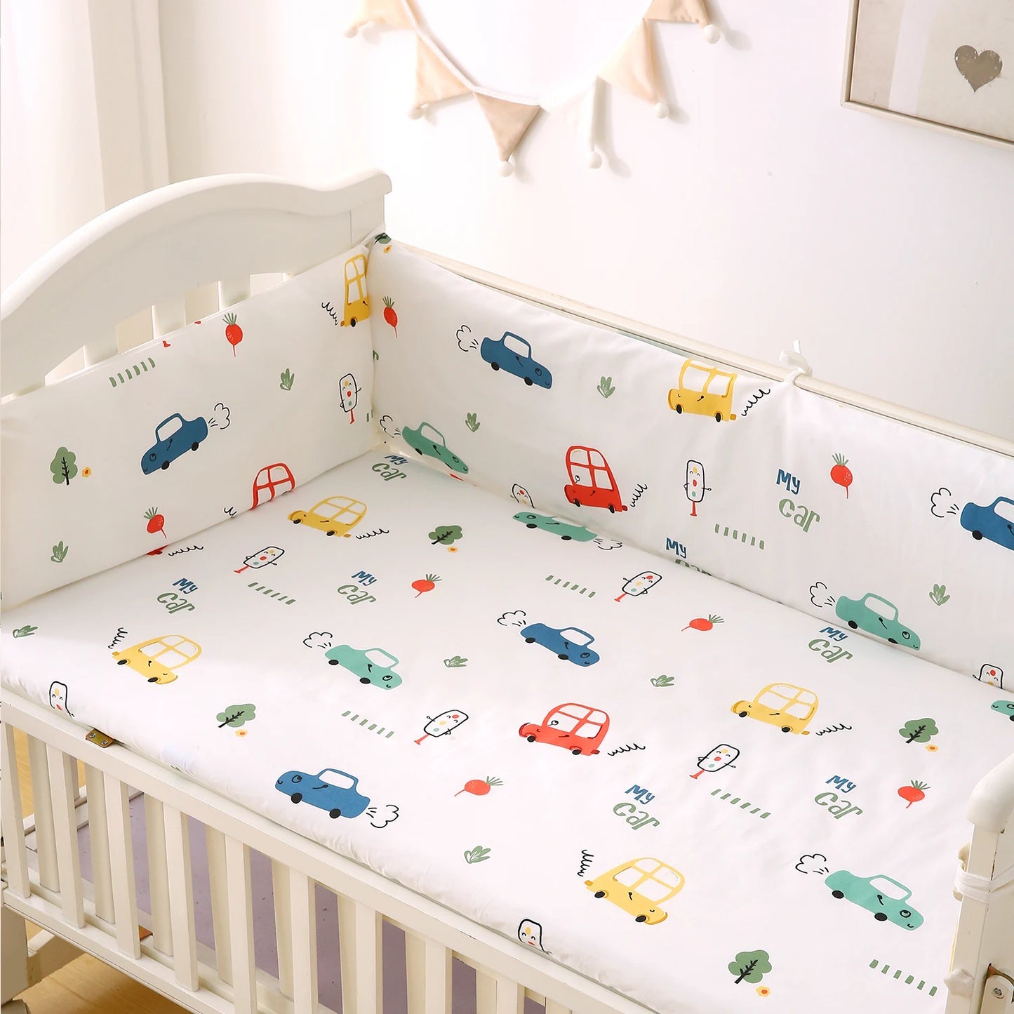 tour de lit bebe garçon-voiture