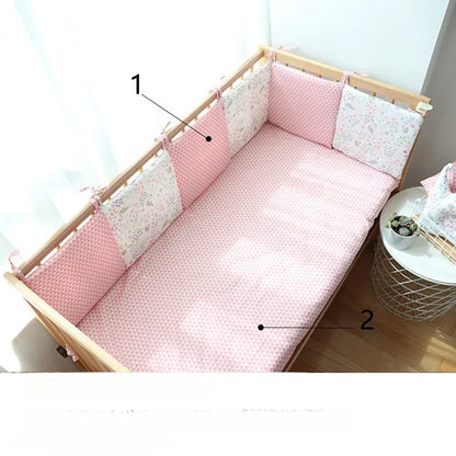 tour de lit pour bébé fille cygne rose