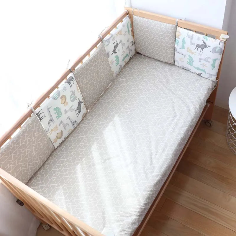 tour de lit pour bebe safari