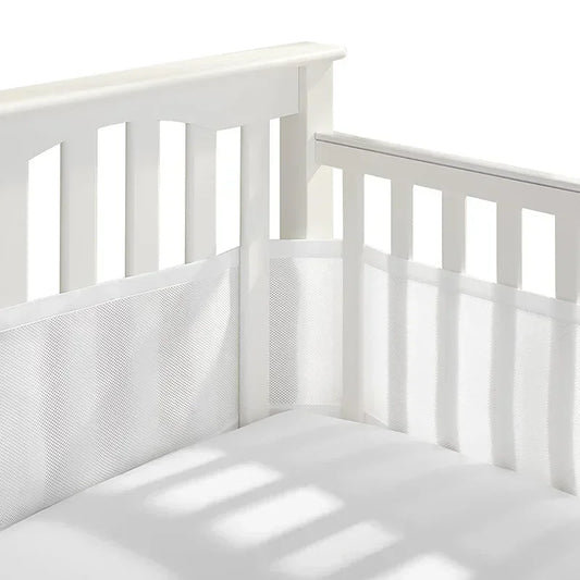 tour de lit respirant blanc