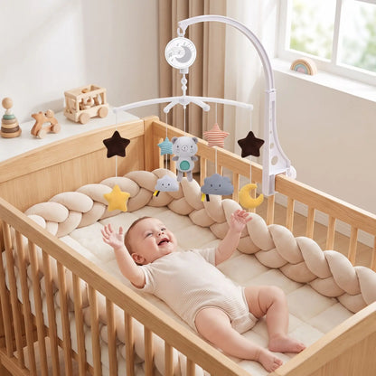 tour de lit tresse beige bebe confort